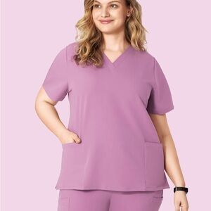 Mandala 6 pocket scrub top
